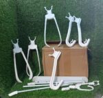 Cloth Hanger 6 in 1 Multi-Layer Hanging Mass Pants Rack - Neckline Detail by Nari Haat, Indian ethnic wear, women clo...