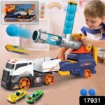 Large Truck Toys Include 2 Racing Cars+4 Ball, Light & Sounds (Battery Not Included) - With Dupatta by Nari Haat, Ind...