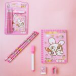 Kids Stationery Kit with Pencils and Diary