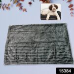 Pet Soft Cat Dog Blanket / Towel (110×70 Cm / 1 Pc / Mix Color & Design) - With Dupatta by Nari Haat, Indian ethnic ...
