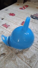 Plastic Funnel for Pouring Oil Sauce Water Juice Cooking Small Food Grains  1 Pc - Fabric Detail by Nari Haat, Indian...