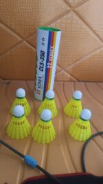 Konex Durable Plastic Shuttlecock (6 Pcs Set) - Fabric Detail by Nari Haat, Indian ethnic wear, women clothing, desig...