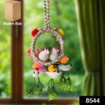 Artificial Bird Nest Wall Hanging Home Decor Showpiece (1 Pc, Mix Color) - With Dupatta by Nari Haat, Indian ethnic w...