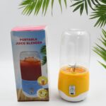 Portable Electric USB Juice Maker 6 blade Blender Grinder  - 400ml - Closeup Embroidery by Nari Haat, Indian ethnic w...