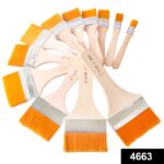 Artistic Flat Painting Brush - Set of 12 - With Dupatta by Nari Haat, Indian ethnic wear, women clothing, designer suit
