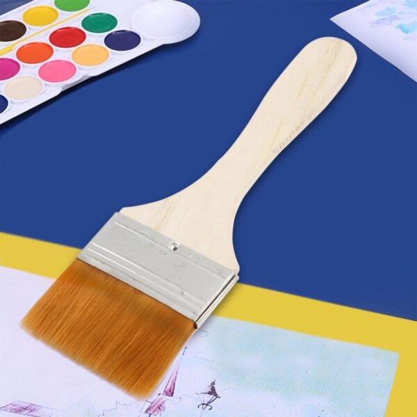 Flat Paint Big Size Brush for Watercolor & Acrylic Painting( Multicolor 2 Pc Set) - Front View by Nari Haat, Indian e...