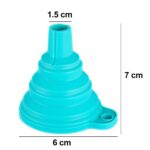 Silicone Funnel for Kitchen Use Oil Pouring Sauce Water Juice - Neckline Detail by Nari Haat, Indian ethnic wear, wom...