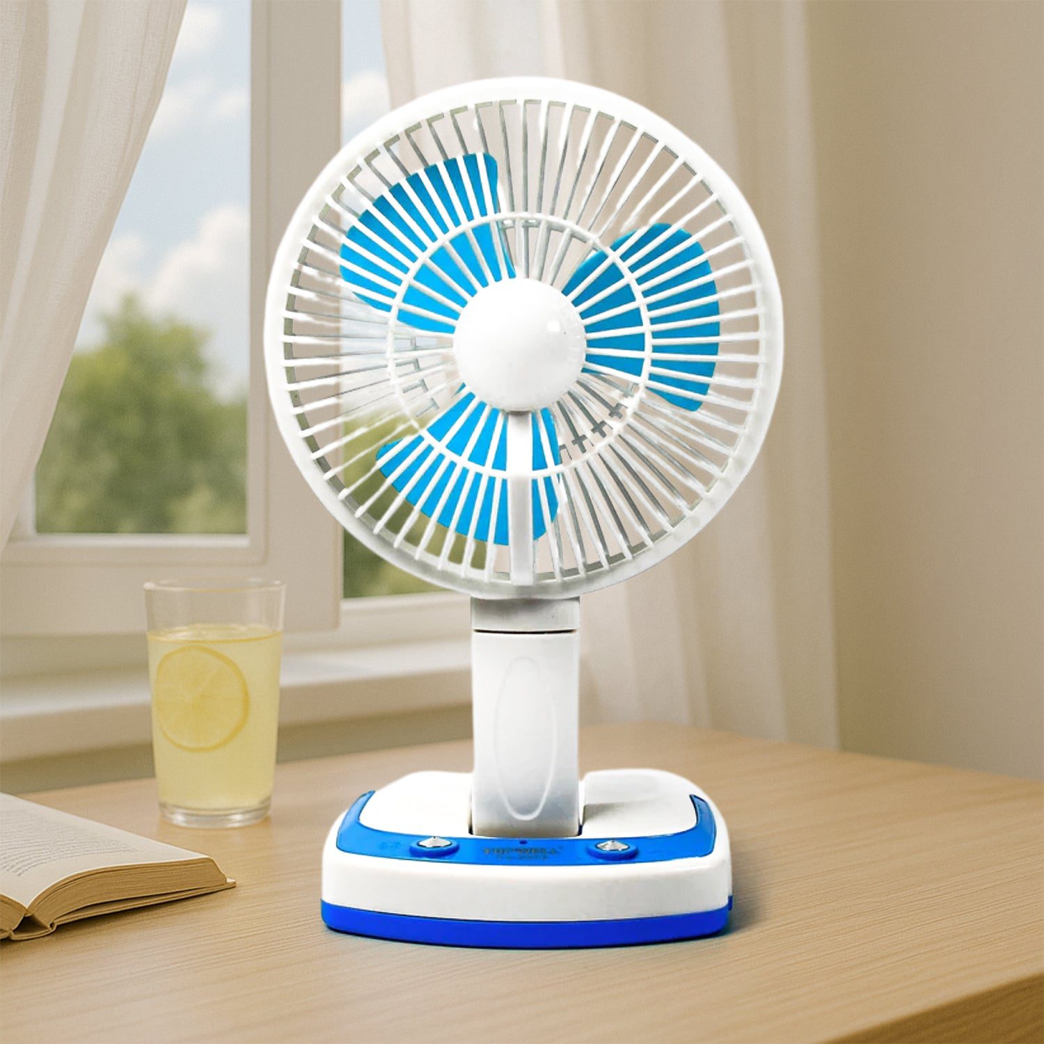 4757_mini_fan_yj_5570.jpg PORTABLE LED LIGHT WITH MINI FAN- YJ 5570 (Battery Not Include) - Front View by Nari Haat, Indian ethnic wear, women ...