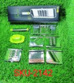 6 in 1 Stainless Steel Kitchen Chips Chopper Cutter Slicer and Grater with Handle - Full Detail by Nari Haat, Indian ...