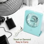 Portable Desk Fan – Big Table Fan (Battery Not Included) - Sleeve Design by Nari Haat, Indian ethnic wear, women cl...