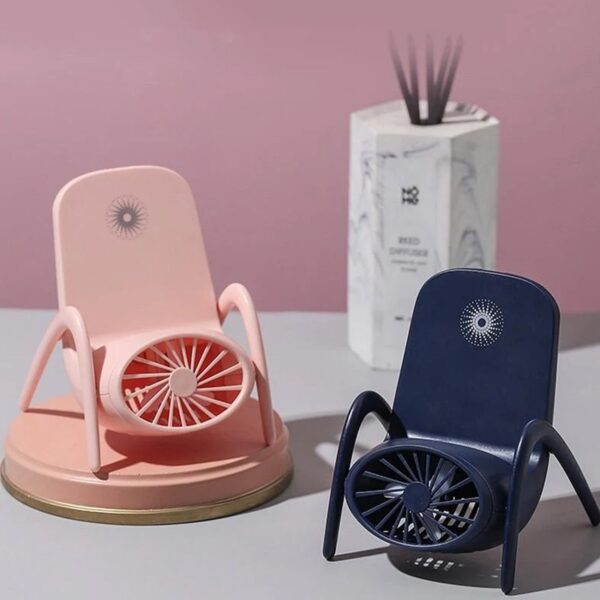 Portable Mobile Phone Holder Fan