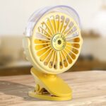 Clip Desk Fan Portable Table Cooling Fan for Home, Car & Office - Front View by Nari Haat, Indian ethnic wear, women ...