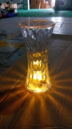 Crystal Lamp, Universal Night Light, Soft Lighting, Diwali (1 Pc) - Fabric Detail by Nari Haat, Indian ethnic wear, w...