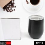 511 Stainless Steel Vacuum Insulated Travel Mug, Car Coffee Mug / Glass with Lid Reusable Thermal Cup for Coffee Car ...