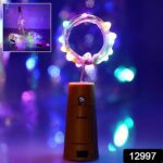 Wine Bottle Cork LED String Light, 2M Cable Multicolor, Battery Operated (1 Pc) - With Dupatta by Nari Haat, Indian e...