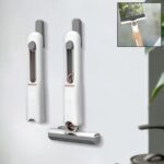 Portable Self-Squeeze Short Mop, with 1 Cotton Head, Bathroom Kitchens Table - Front View by Nari Haat, Indian ethnic...