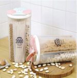 Transparent 4-Section Food Storage