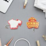 Multipurpose Self-Adhesive Hooks (2 Pc): Heavy Duty, Waterproof, Bathroom, Kitchen - Back View by Nari Haat, Indian e...