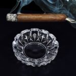 paricutin Glass Crystal Quality Cigar Cigarette Ashtray - Closeup Embroidery by Nari Haat, Indian ethnic wear, women ...