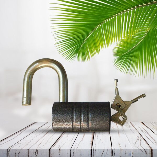 Heavy Duty Iron Padlock with Brass Core