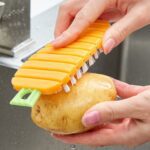 Carrot-Shaped Non-Toxic Vegetable Scrubbing Brush for Fruits & Veggies - Full Detail by Nari Haat, Indian ethnic wear...