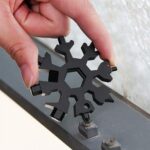 Durable 18-in-1 Snowflake Multi-Tool – Portable Bottle Opener, Screwdriver & Wrench - Sleeve Design by Nari Haat, I...