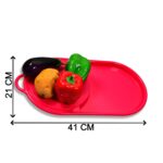 Plastic Kitchen Chopping Board with Tray – Convenient for Food Prep and Storage - Sleeve Design by Nari Haat, India...
