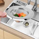Stainless steel kitchen sink strainer filter