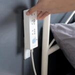 Self Adhesive No Hole Wall Mount, Reusable, Non Residue Plug Organizer - Neckline Detail by Nari Haat, Indian ethnic ...