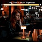 LED Lamp with Touch Control | Decorative Desk Lamp (1 Pc) - Closeup Embroidery by Nari Haat, Indian ethnic wear, wome...