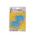 Strong Self-Adhesive Hooks (2 Pc): Heavy Duty, Waterproof, Multipurpose - Back View by Nari Haat, Indian ethnic wear,...