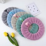 Winter Comfortable Soft Toilet Seat Mat Cover Cushion Plush - Sleeve Design by Nari Haat, Indian ethnic wear, women c...