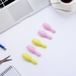 Mini Eraser Set for Kids (9 Pieces) - Fun Designs, Party Favors, School Prizes - Back View by Nari Haat, Indian ethni...