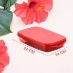 Seal Rectangular 2 Containers Lunch Box - Sleeve Design by Nari Haat, Indian ethnic wear, women clothing, designer suit