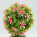 Wild Artificial Flower Plant with Cute Pot (1 Pc) - Back View by Nari Haat, Indian ethnic wear, women clothing, desig...