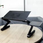 Modern Style Portable Adjustable Foldable Laptop Holder - Front View by Nari Haat, Indian ethnic wear, women clothing...