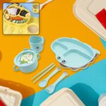 Baby Feeding Set For Kids And Toddlers (7 pcs set) - Back View by Nari Haat, Indian ethnic wear, women clothing, desi...