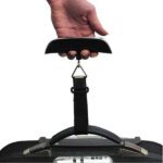 Portable LCD Digital Hanging Luggage Scale - Sleeve Design by Nari Haat, Indian ethnic wear, women clothing, designer...