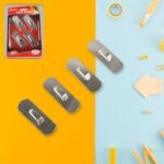 Self- Adhesive Hooks, Heavy Duty Wall Hooks Hangers Stainless Steel Waterproof Sticky Hooks for Hanging Robe Coat Tow...