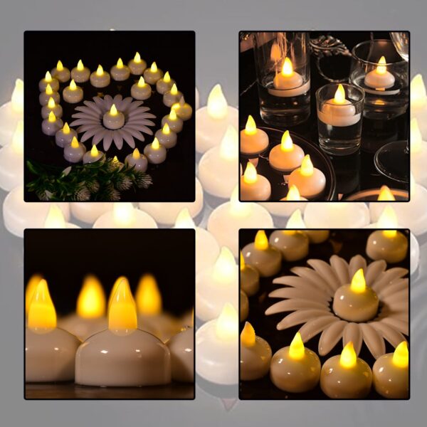 Floating Flameless Tea Lights
