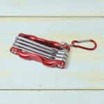 Portable 8 in 1 Multifunctional Cycling Bike Repair Tool Set Wrench Screwdriver Tools - Back View by Nari Haat, India...