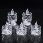 Flameless Acrylic LED Tealight Candles for Festival Decor (24 Pc) - Back View by Nari Haat, Indian ethnic wear, women...