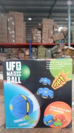 Football Flat Throw Disc - with 3 LED Light Flying Toys - Full Detail by Nari Haat, Indian ethnic wear, women clothin...