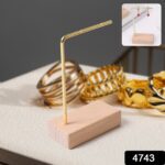 Small Jewellery Display Stand Metal Rack Holder Earrings (1 Pc) - With Dupatta by Nari Haat, Indian ethnic wear, wome...