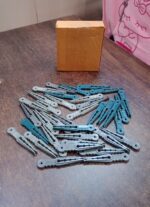 36Pcs MULTIPURPOSE PLASTIC CLOTH HANGING PEGS / CLIPS - 36 PCS - Fabric Detail by Nari Haat, Indian ethnic wear, wome...