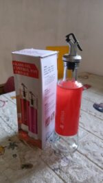 Olive Oil Dispenser – Leakproof Glass Bottle with Non-Drip Spout (300 ML) - Full Detail by Nari Haat, Indian ethnic...