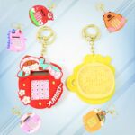 Mini Digital calculator Keychain (1 pc / Mix Design) - Front View by Nari Haat, Indian ethnic wear, women clothing, d...