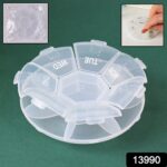 7-Sided Portable Pill Box Medicine Planner Small case - With Dupatta by Nari Haat, Indian ethnic wear, women clothing...