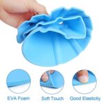 Soft Adjustable Baby Shower Cap – Splash-Proof Eye & Ear Protection for Bath Time - Fabric Detail by Nari Haat, Ind...