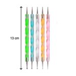 Nail Art Point Pen and Set Used by Women's for Their Fashion Purposes (Pack of 5Pcs) - Full Detail by Nari Haat, Indi...